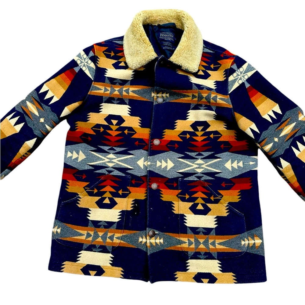 Pendleton Brownsville Shearling Collar Coat XL